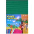 Lepenka W-Welle 260 g 34,5 × 24,5 cm zvlnená vlna, 10 hárkov, zelená
